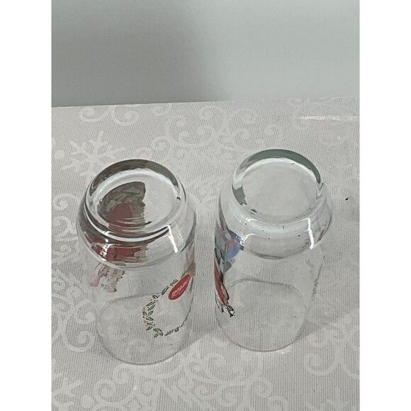 Vintage Coca-Cola Glasses with Haddon Sundblom‎ Santa Claus 1943 Design Set of 2 - Picture 8 of 8